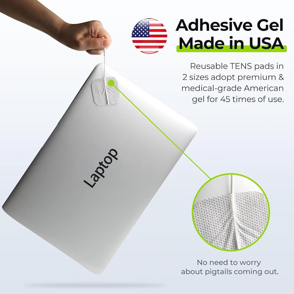 AUVON 3-in-1 TENS EMS Relax Muscle Stimulator with 40 Intensities and 24 Modes


