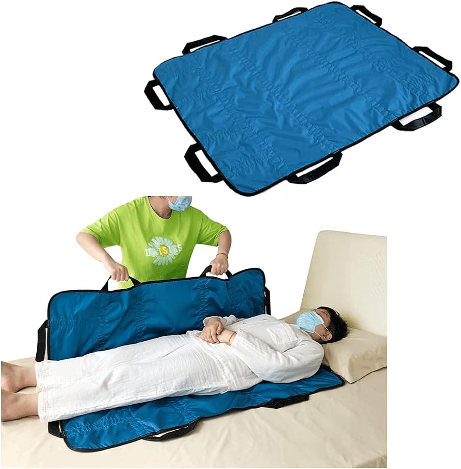NEPPT Positioning Bed Pad with Handles, Waterproof Reusable Bed Transfer Sheet

