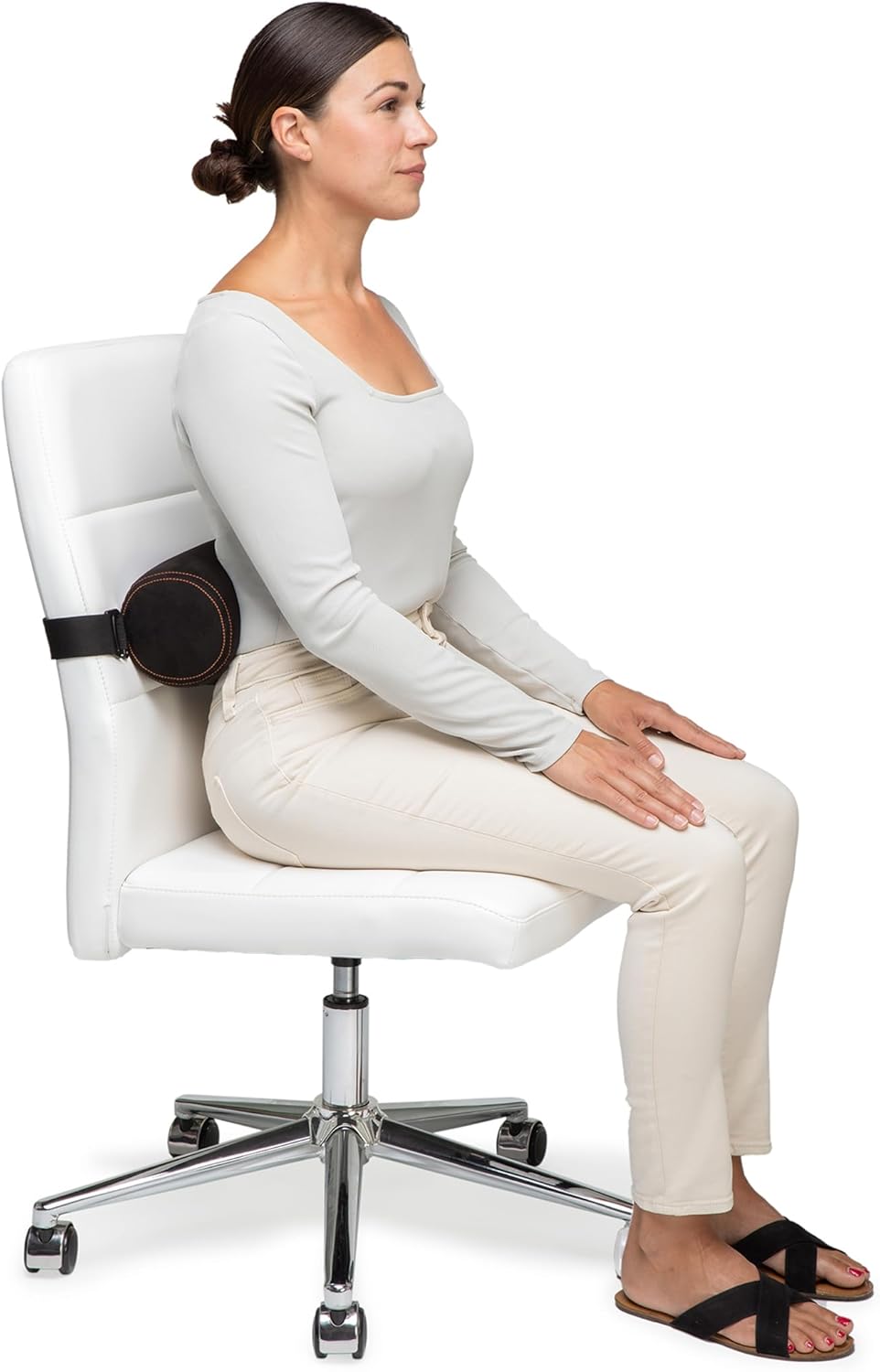 OPTP Original McKenzie Lumbar Roll Cushion for Lower Back Support, Firm

