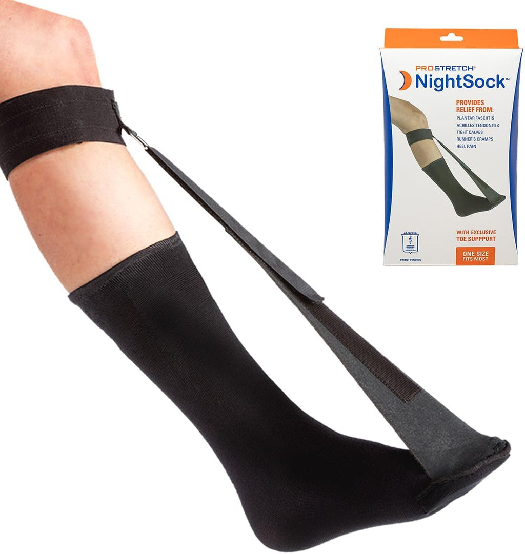 ProStretch NightSock for Plantar Fasciitis and Achilles Tendonitis, Toe Support

