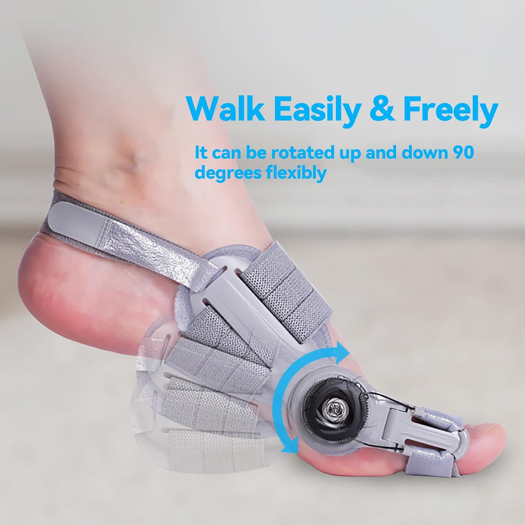 Bunion Corrector Splint for Big Toe, Adjustable Orthopedic Hallux Valgus Strap

