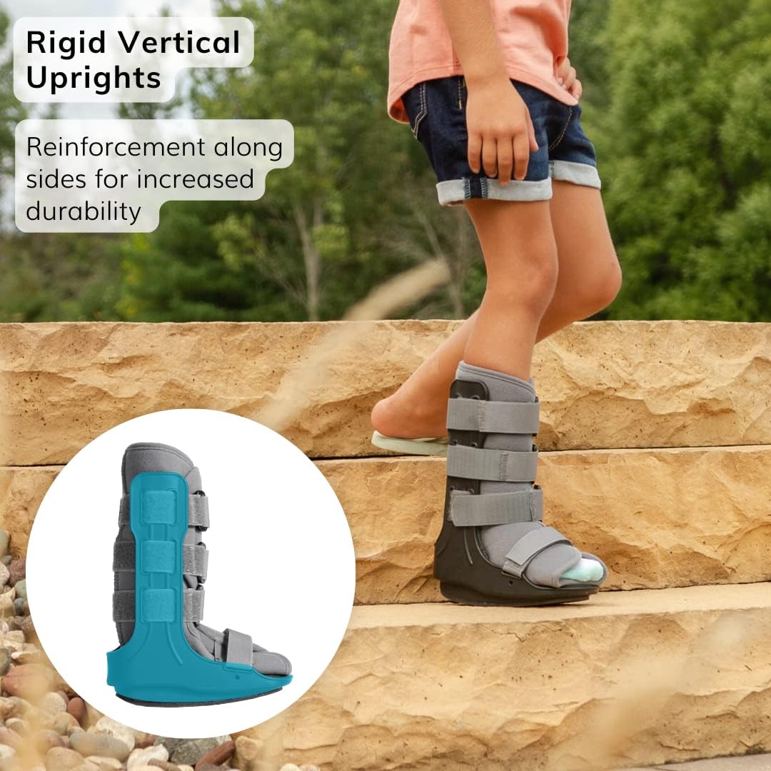 BraceAbility Pediatric Walking Boot CAM Walker Orthopedic Support Shoe for Kids

