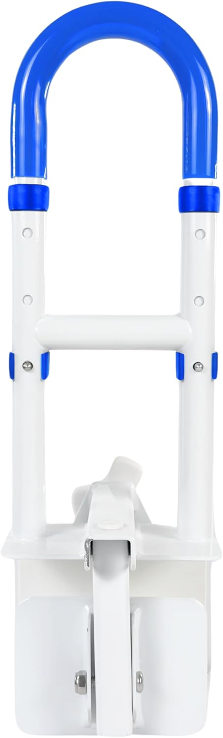 EYL Medical Supplies Adjustable Clamp-On Bathtub Grab Bar, 300 lb Capacity

