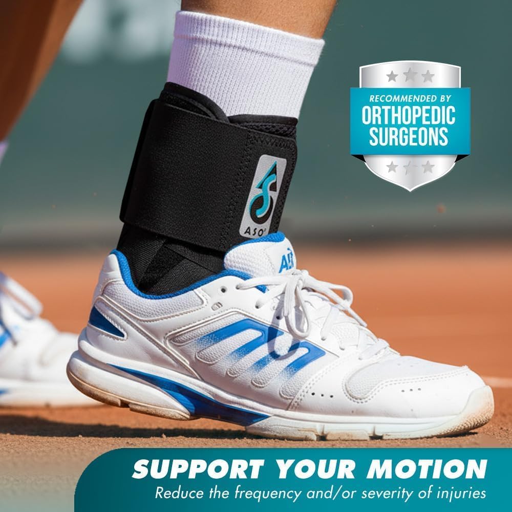 Med Spec ASO Speed Lacer Ankle Brace for Sprains, Peroneal Tendonitis Support


