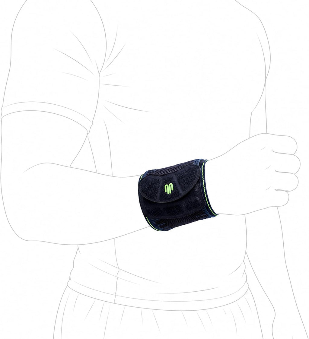 Bauerfeind Sports Wrist Strap Wrist Compression Support, Adjustable 3D AirKnit Brace

