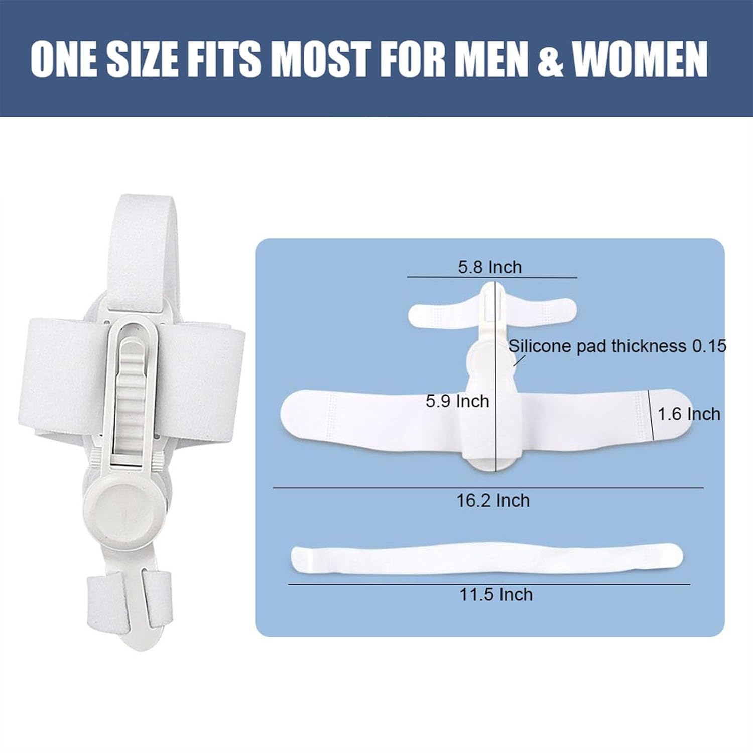 Adjustable Nighttime Bunion Corrector for Hallux Valgus Big Toe Straightener Brace

