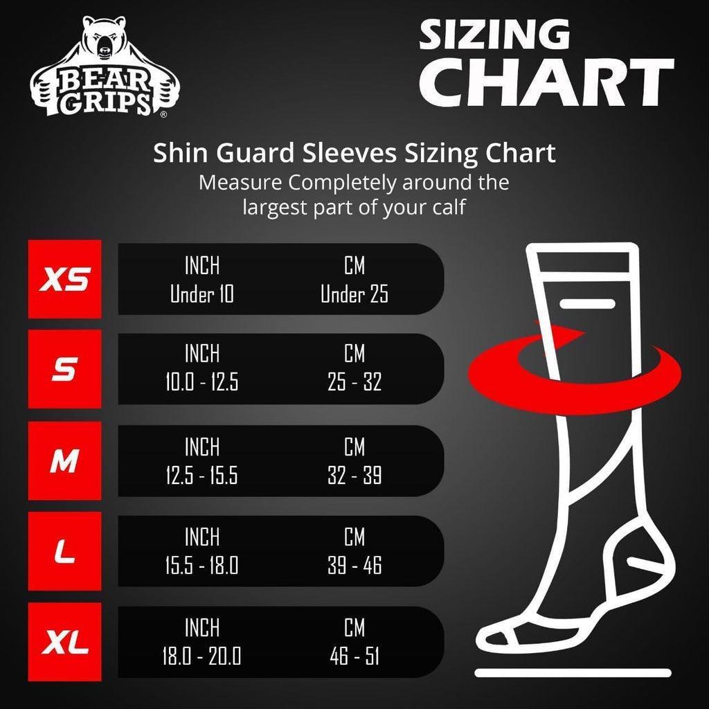 Bear Grips Deadlift Shin Guards Breathable Calf Support Sleeve for Gym Training

