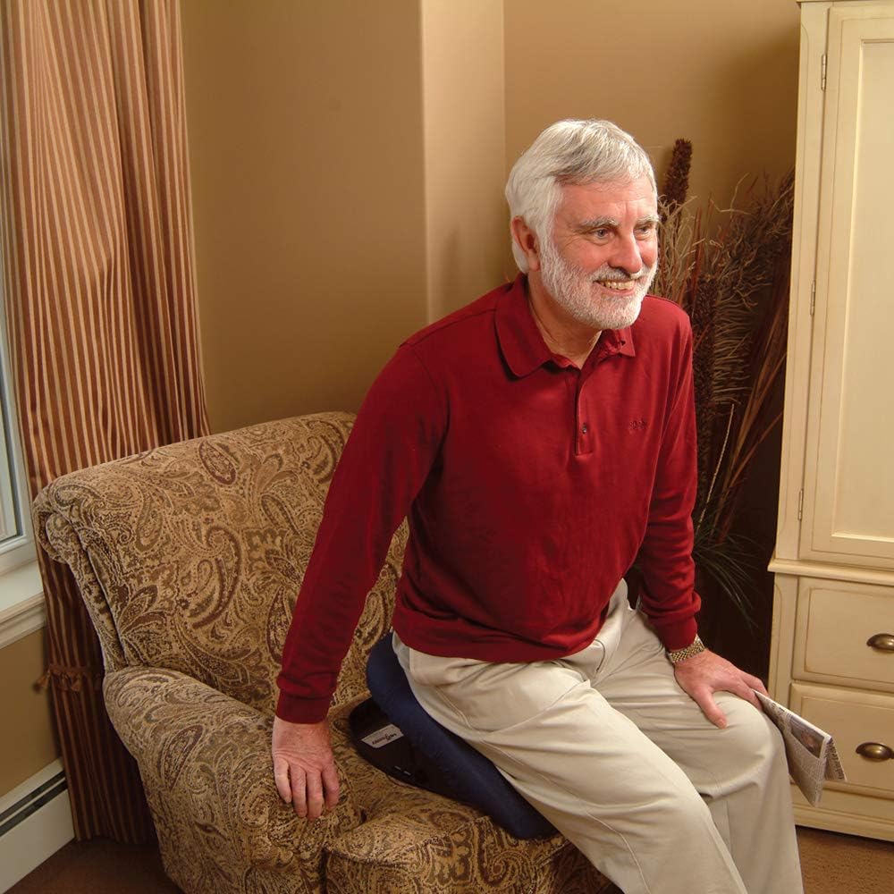Carex Upeasy Seat Assist Plus Self-Powered Lift Assist Cushion for Chairs & Sofas

