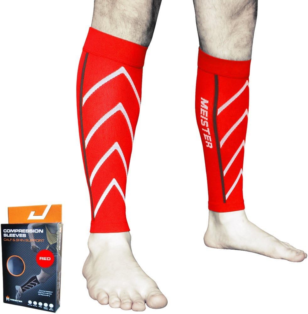 Meister Graduated Compression Shin Splint Running Leg Sleeves 20–25mmHg (Pair)

