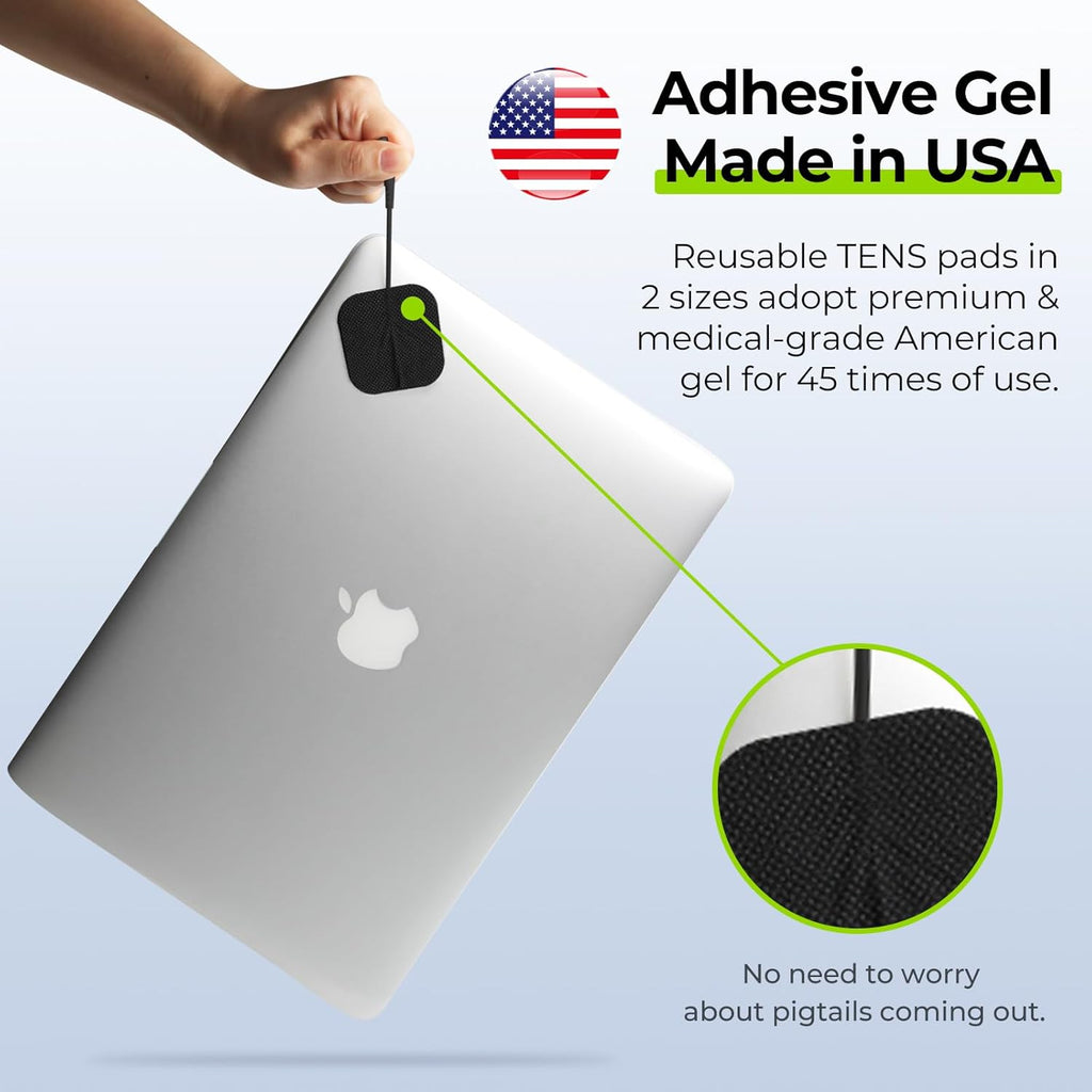 AUVON 3-in-1 TENS EMS Relax Muscle Stimulator for Pain Relief Therapy

