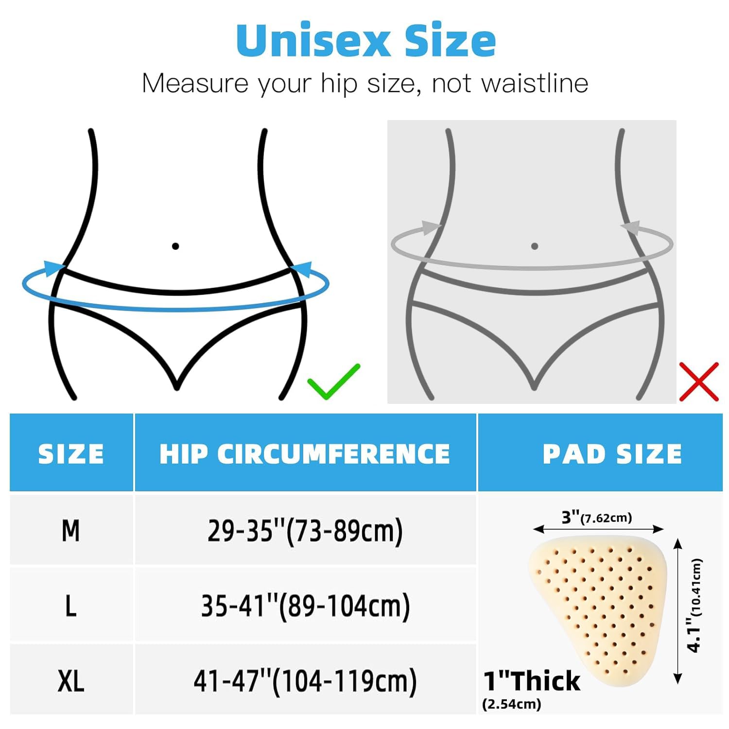 Tenbon Inguinal Hernia Belt for Men, Bilateral Groin Support Brace with Pads

