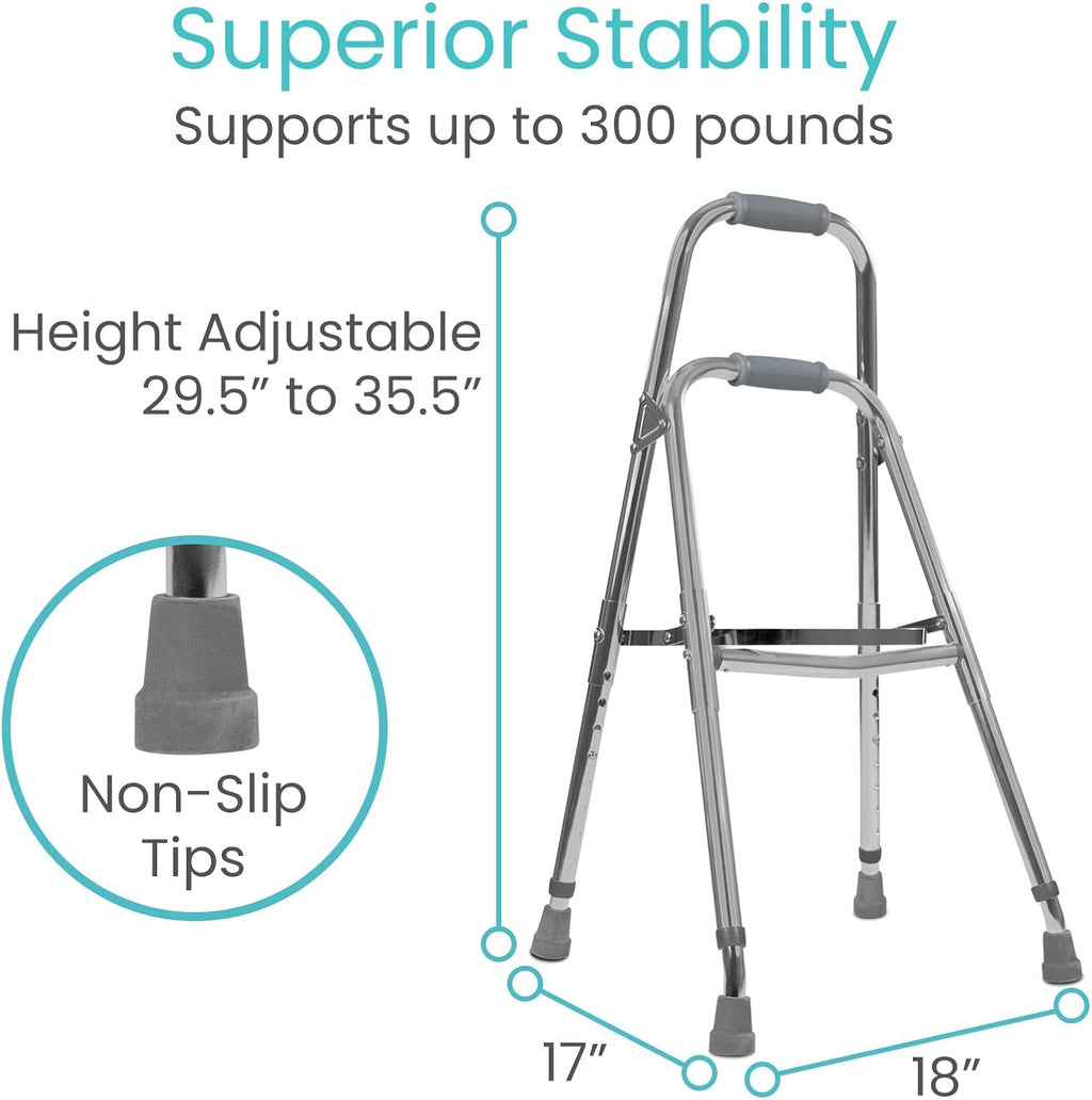 Vive Stand Assist Aid for Seniors, One-Hand Mobility Support, Sit-to-Stand Grab Bar

