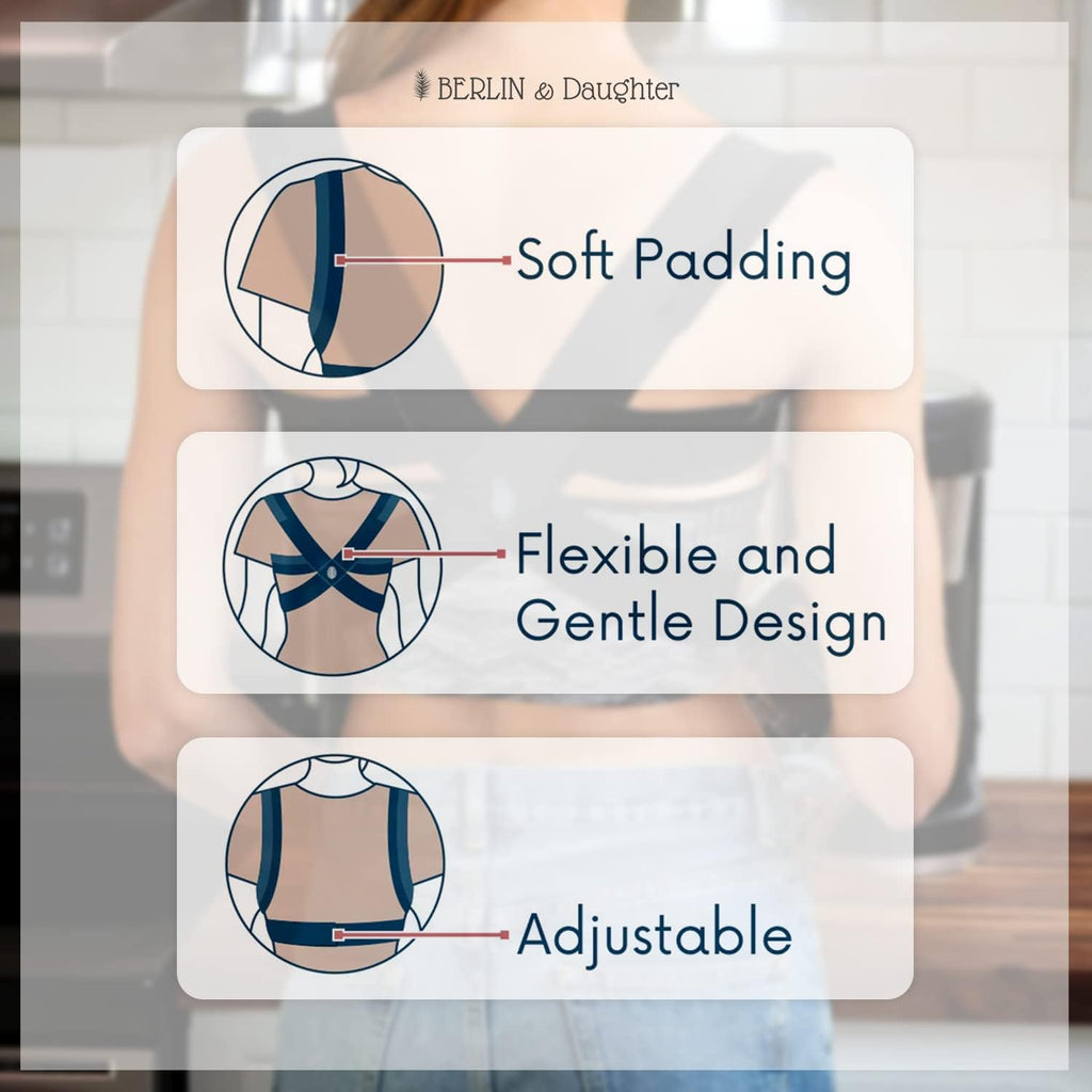 Posture Corrector Breathable Clavicle Back Support Brace Adjustable Lumbar Support

