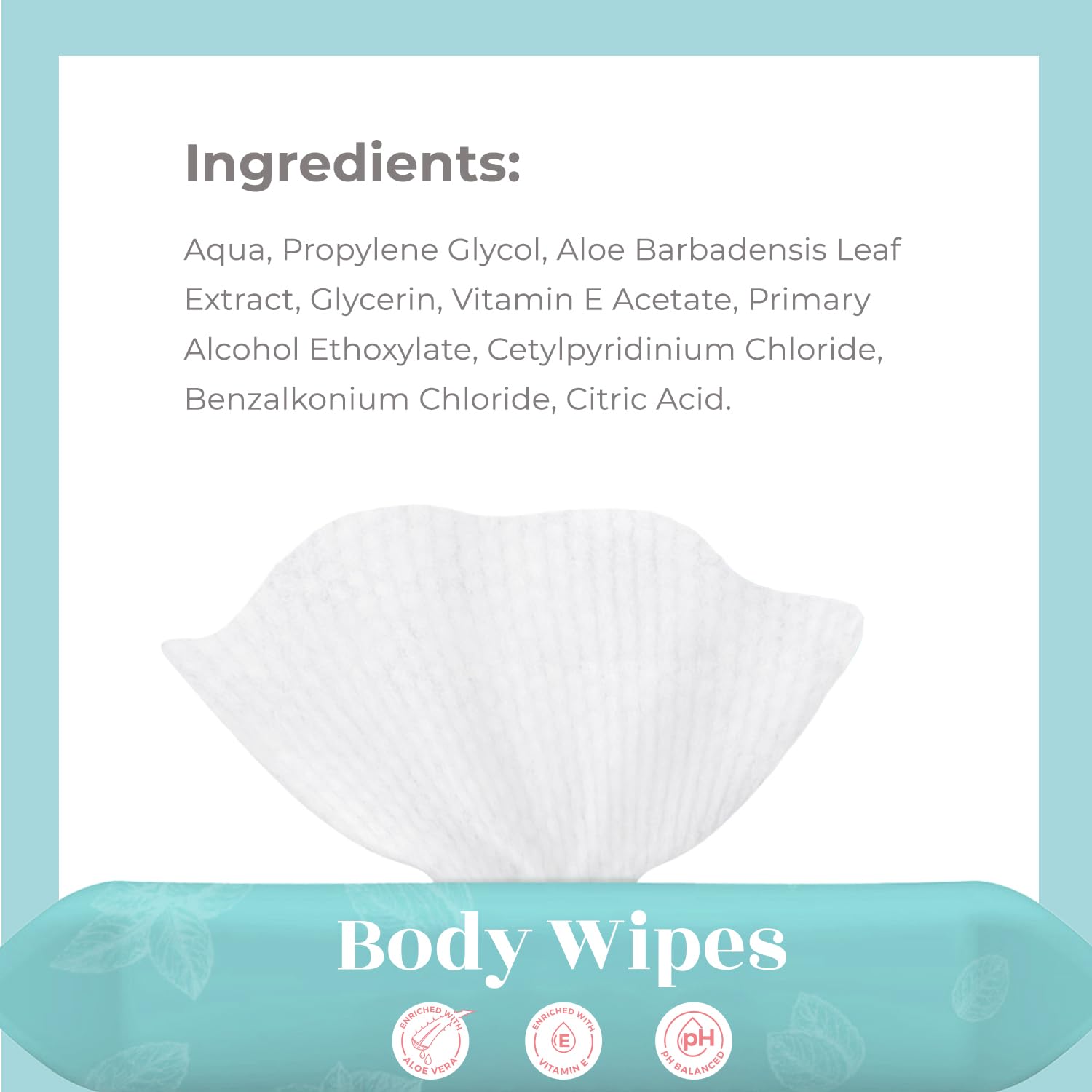 PiPA MiNT XL Bath Wipes for Adults No-Rinse Body & Face Cleansing 140 Wipes

