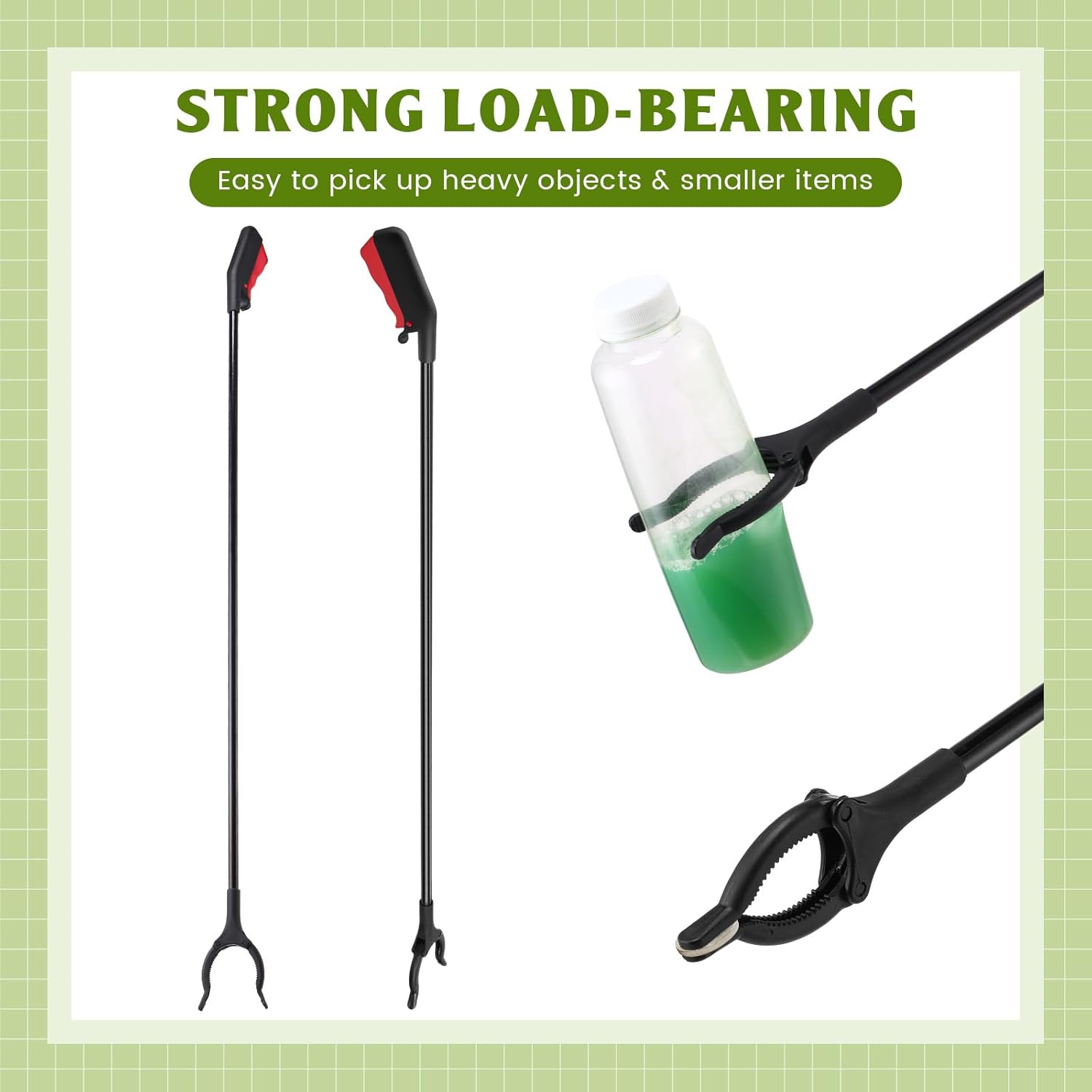 Norme Grabber Reacher Tool 31.5 in Long Handle Trash Picker for Elderly

