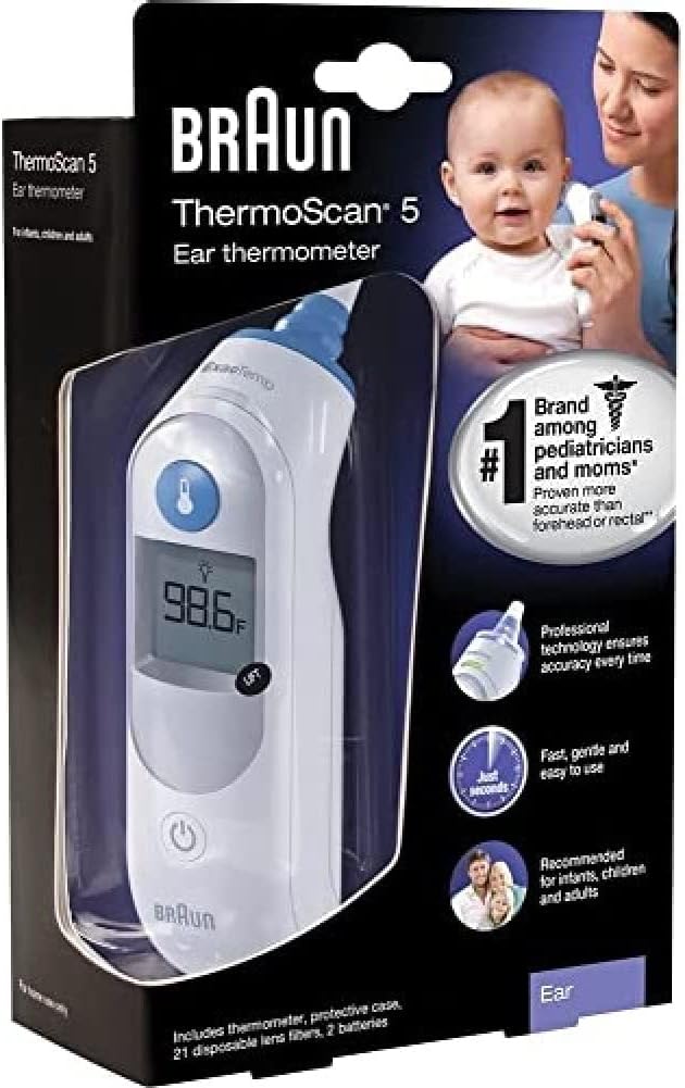 Braun ThermoScan Digital Tympanic Ear Thermometer with ExacTemp Technology

