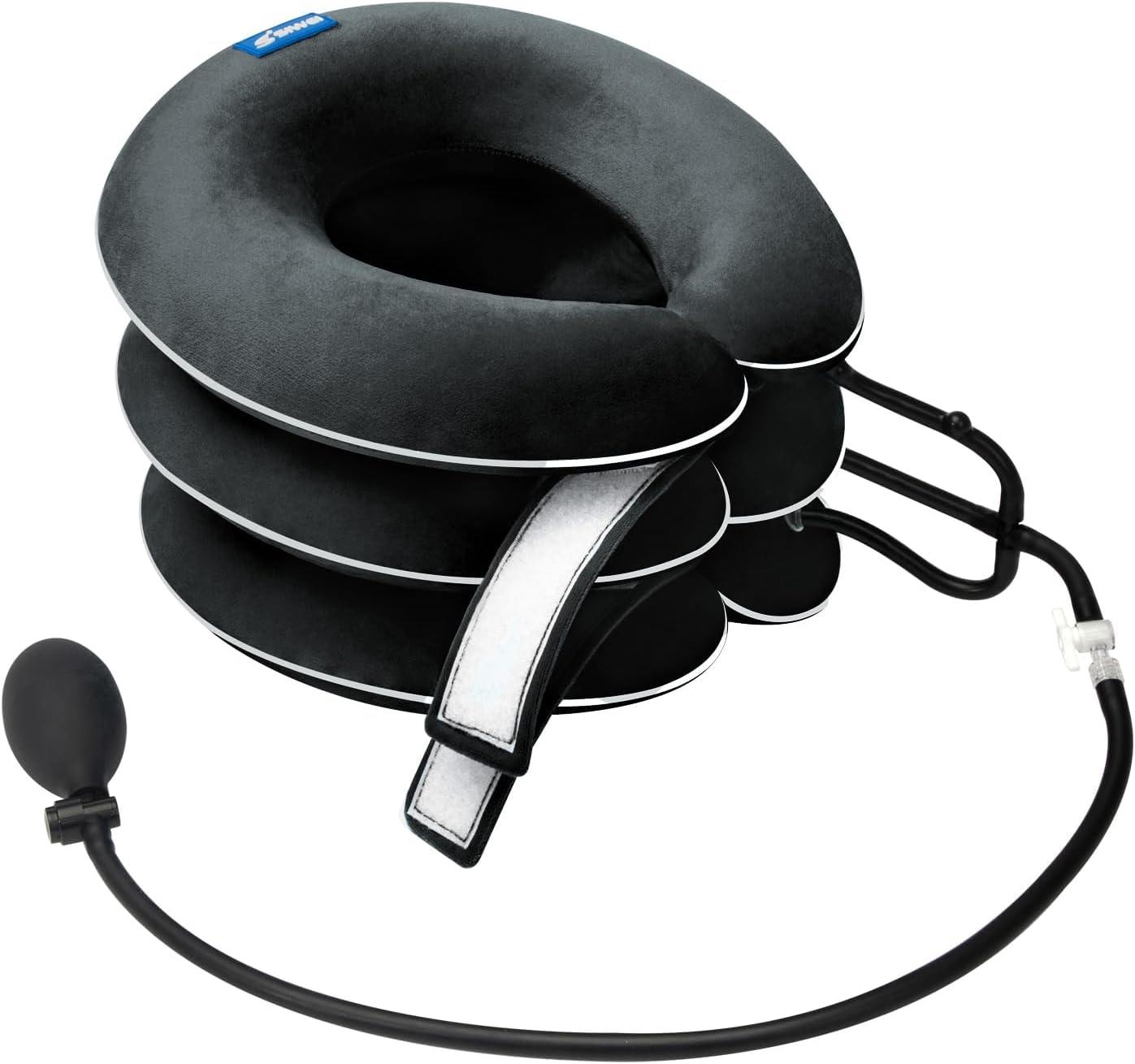 SIWEI Inflatable Cervical Neck Traction Device for Neck Pain Relief, Neck Stretcher Collar

