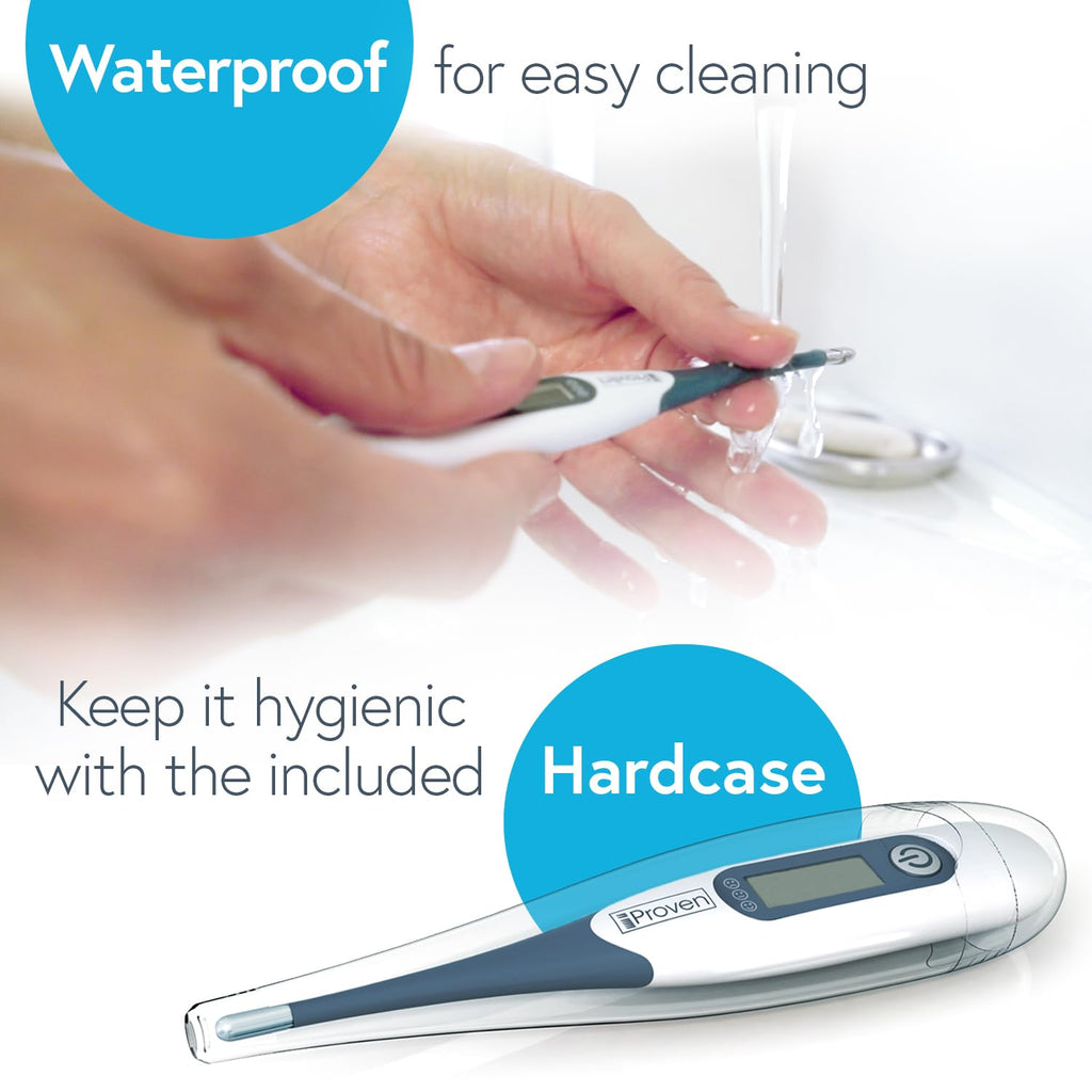 iProven Digital Oral and Rectal Thermometer for Adults, Kids, and Babies

