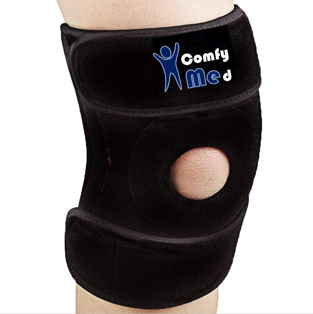 ComfyMed Adjustable Knee Brace Compression Support Sleeve for Sport or Pain Relief

