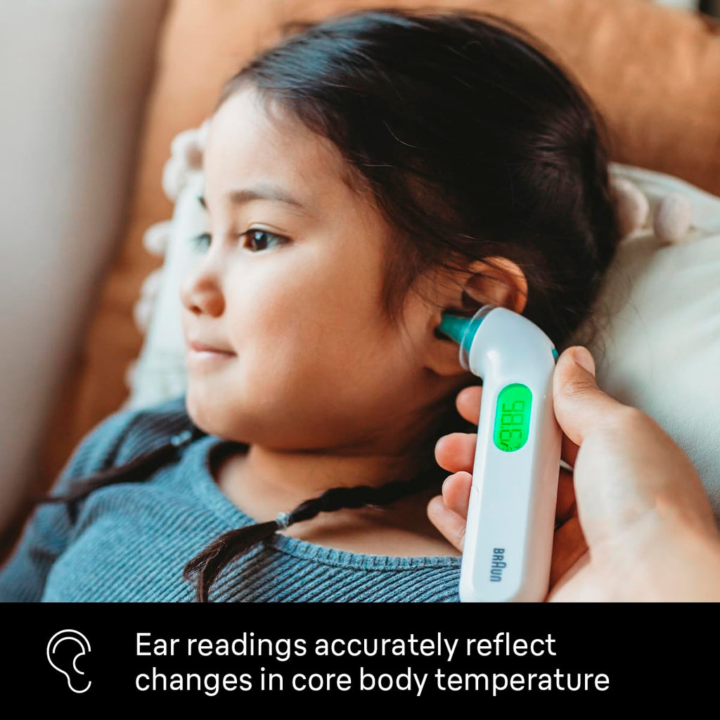 Braun ThermoScan 4 Digital Ear Thermometer for Kids and Adults

