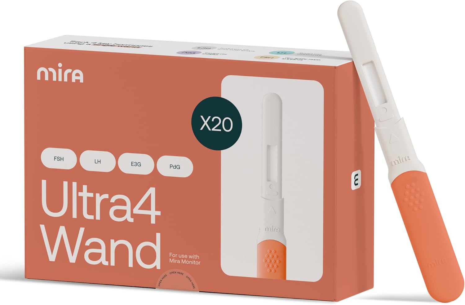 Mira 4-in-1 Hormone Strips for Fertility Analyzer (FSH, LH, E3G, PdG)

