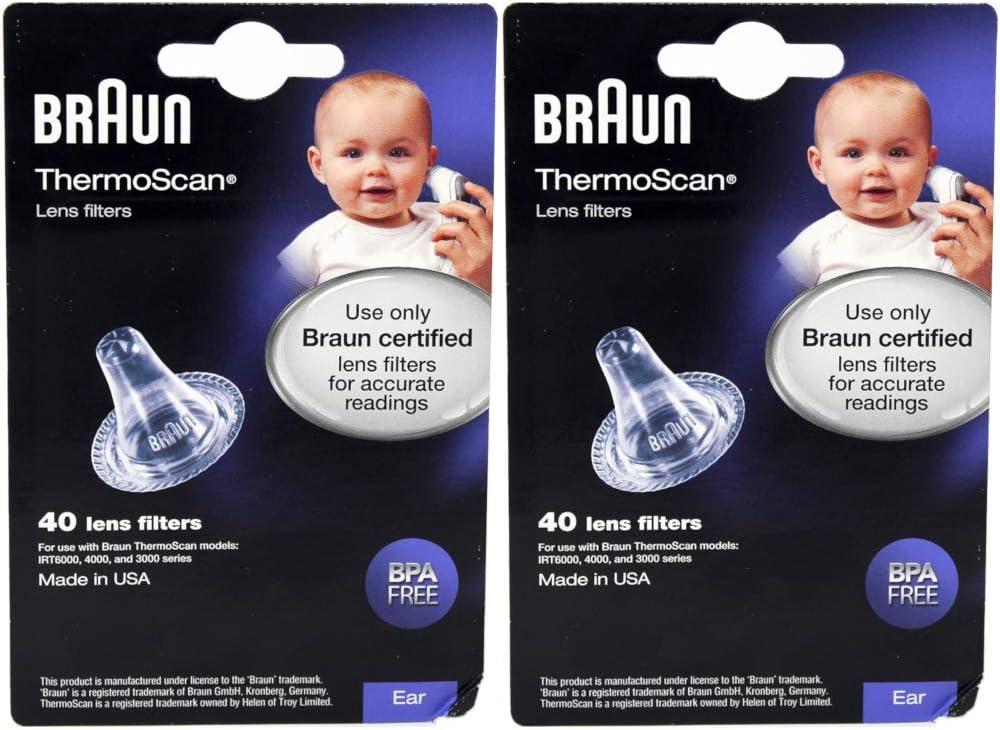 Braun ThermoScan Lens Filters, 80 count

