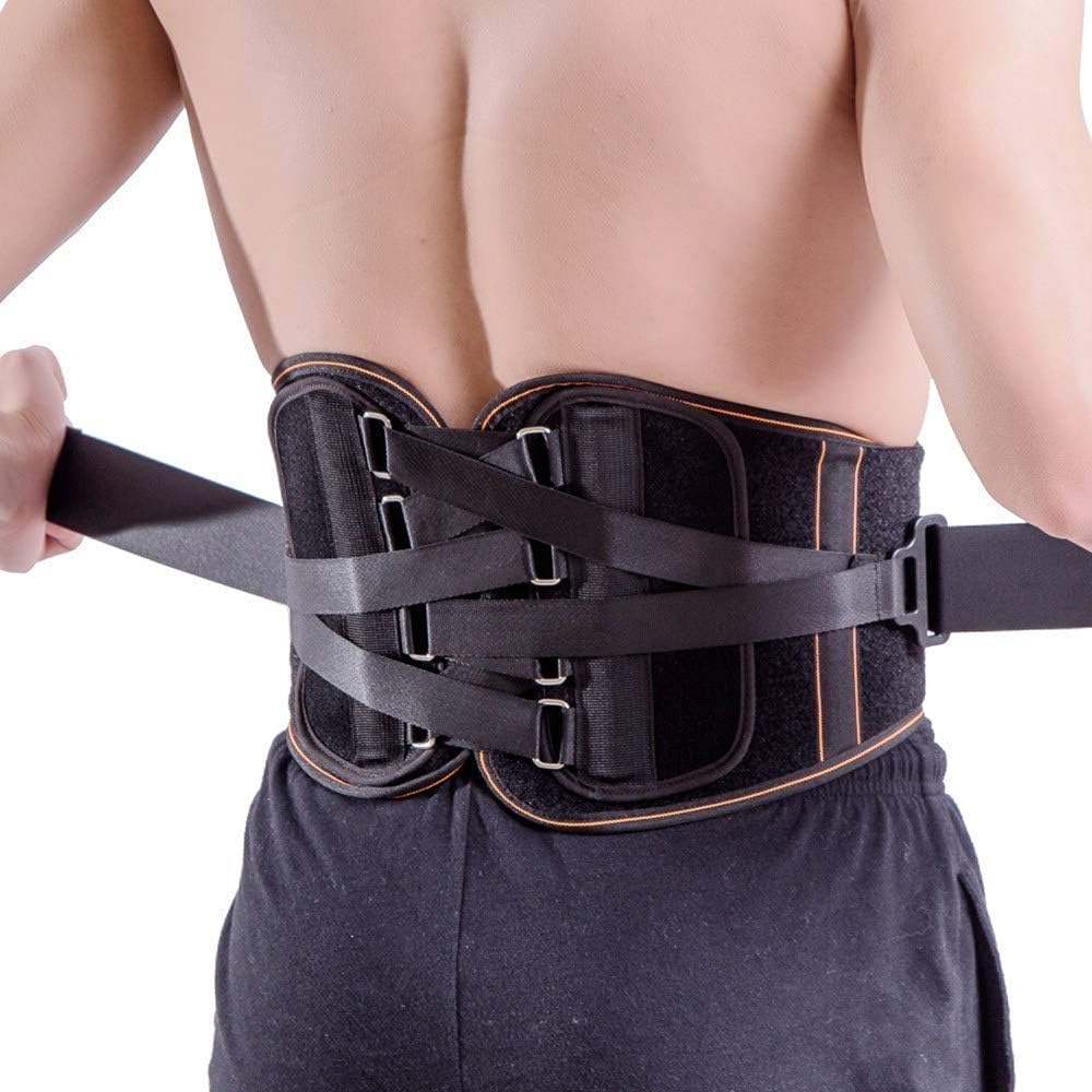 King of Kings Lumbar Back Brace Pain Relief Pulley System Adjustable Support Belt

