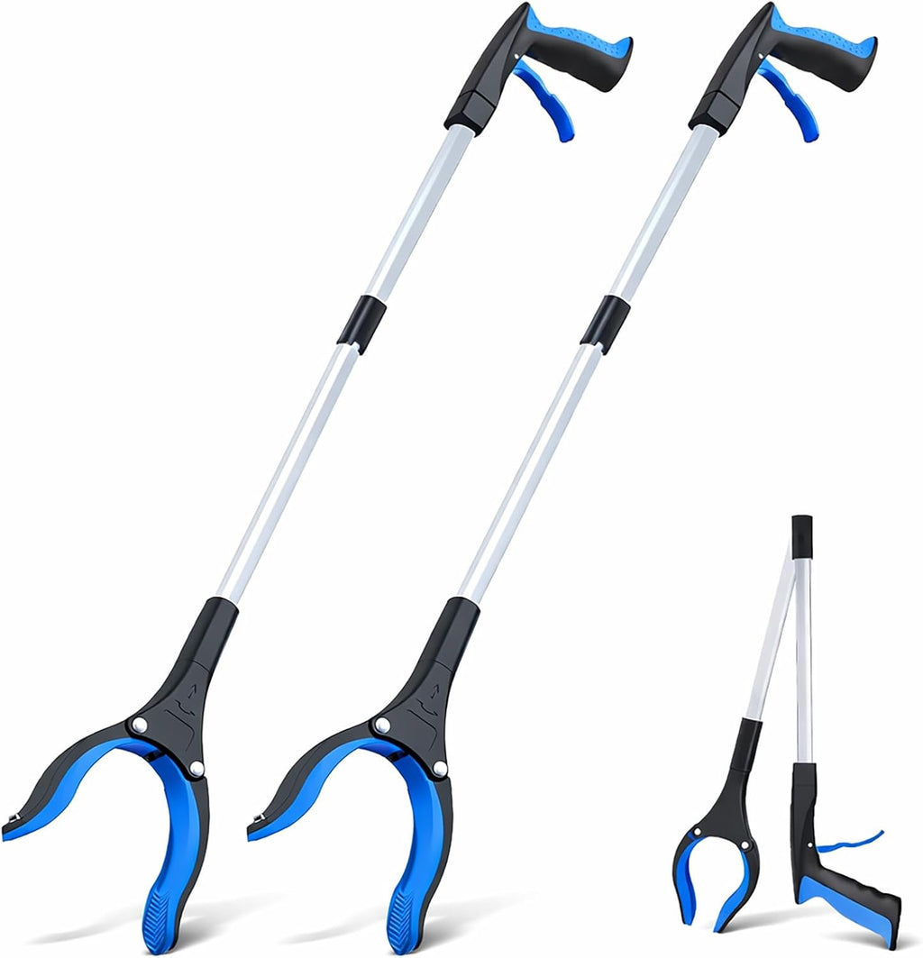 Grabber Reacher Tool Extra Long 32 in Foldable Gripper Pickup Tool Heavy Duty

