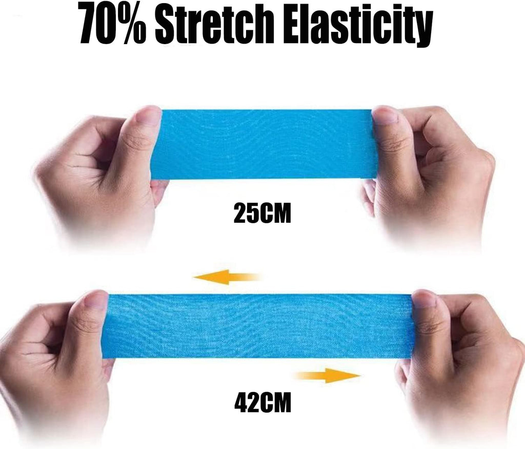 ANAMPION Kinesiology Tape Pro Athletic Sports Waterproof Breathable Latex-Free Cotton

