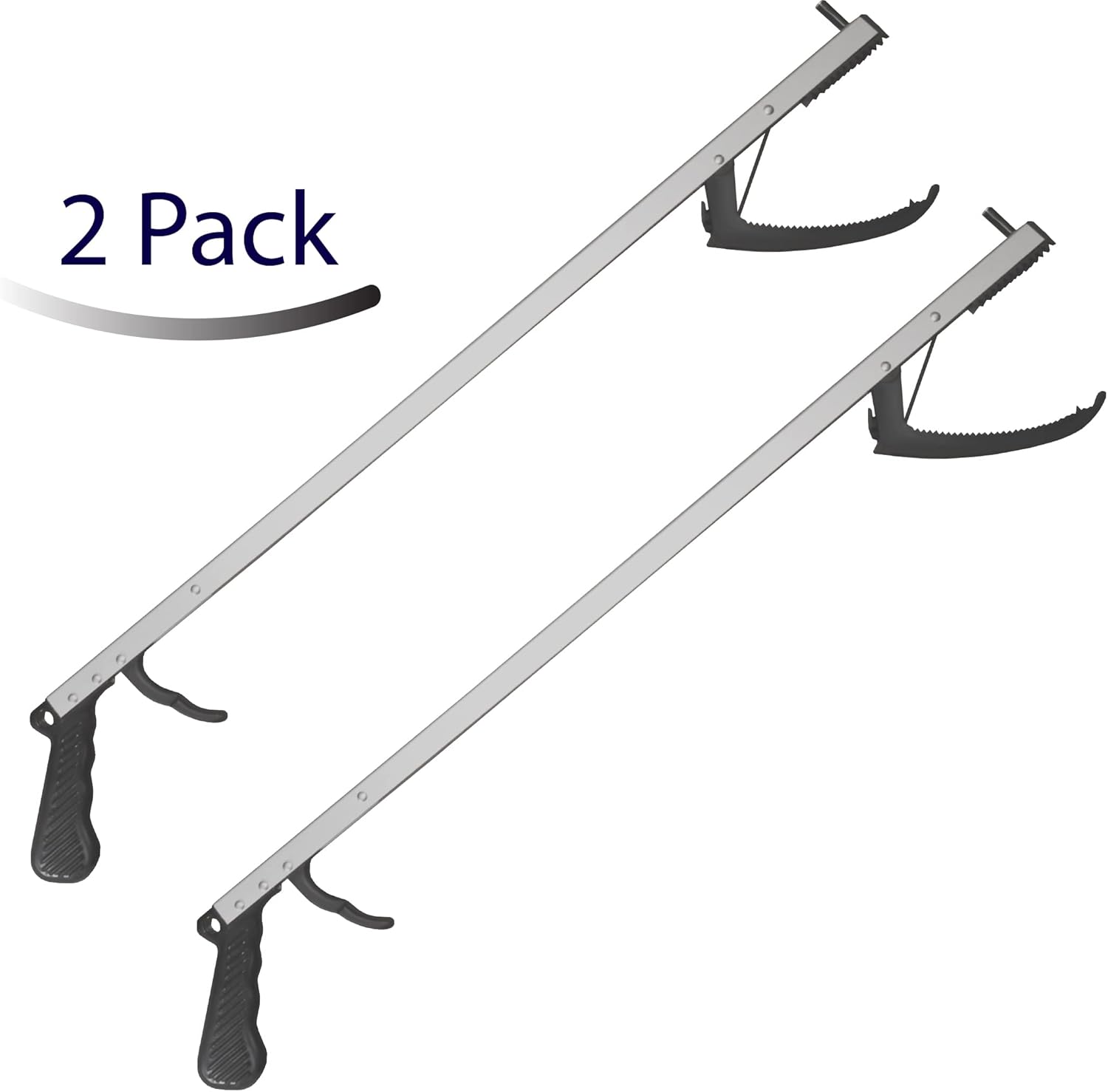 Rehabilitation Advantage Aluminum Reacher Grabber, Magnetic Tip, Rubber Jaws, 26 in

