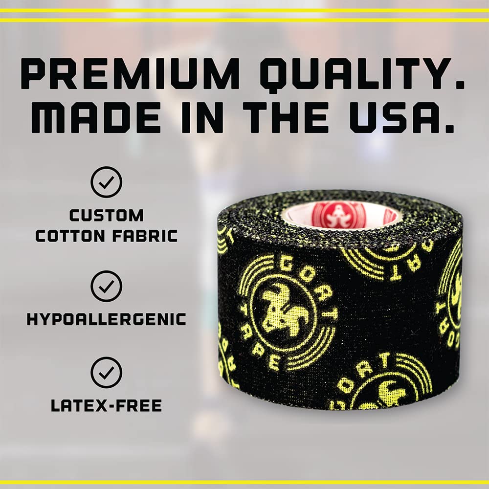 Goat Tape Scary Sticky Hook Grip Tape, Athletic Tape for Weightlifting & Cross Training

