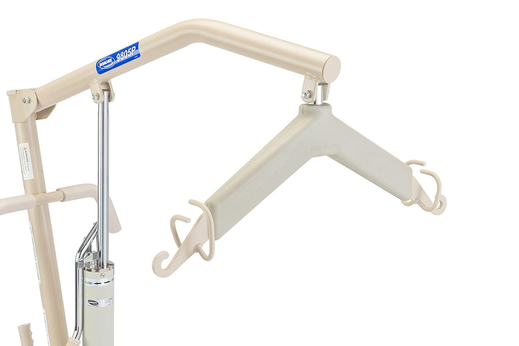 Invacare Hydraulic Patient Transfer Chair, Lightweight 450 lb Capacity Swivel Bar

