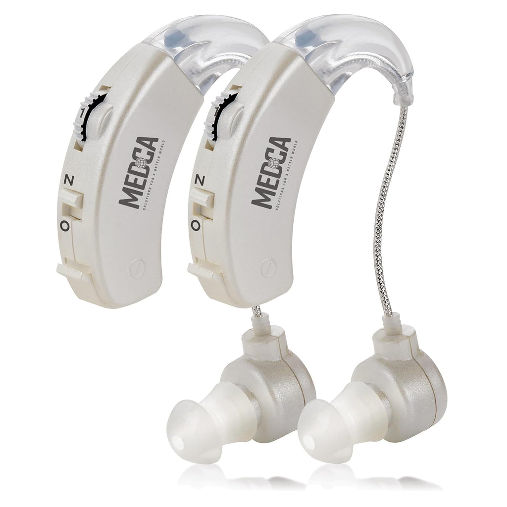 MEDca Behind the Ear Digital Sound Amplifier (BTE) with Noise Reduction & Volume

