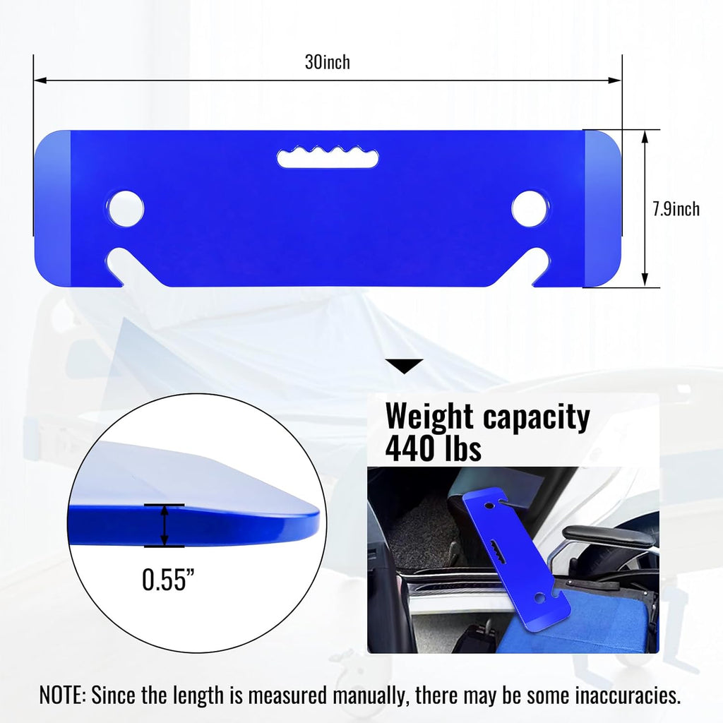 YHK Plastic Transfer Board Slide Board for Mobility, Non-Slip, 440 lb

