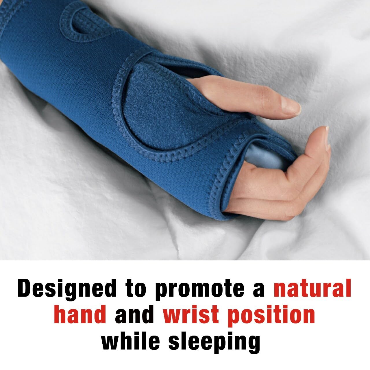 ACE Carpal Tunnel Sleep Splint with Palmar Splint and Cushioned Beads

