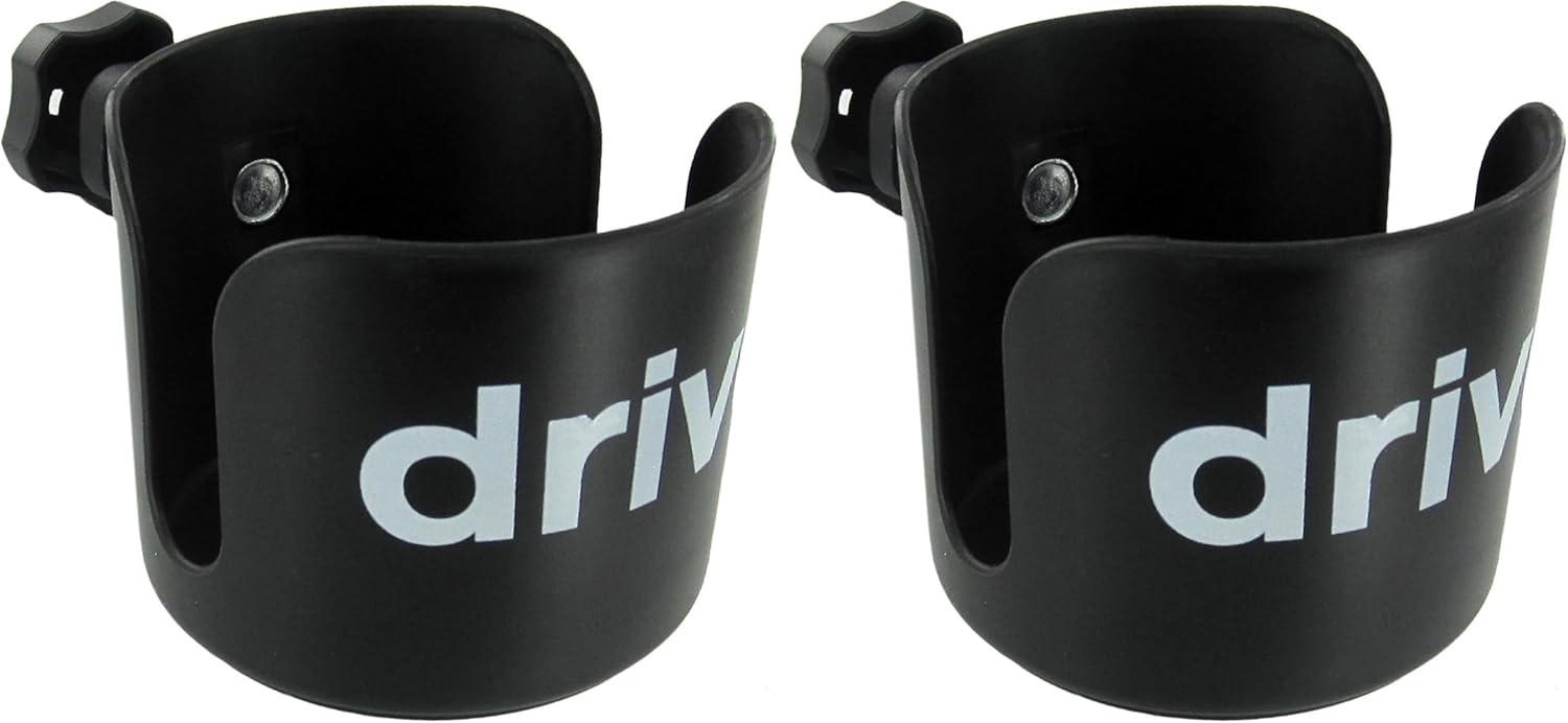 Drive Medical Universal Clamp-On Cup Holder for Walker, Rollator, Wheelchair

