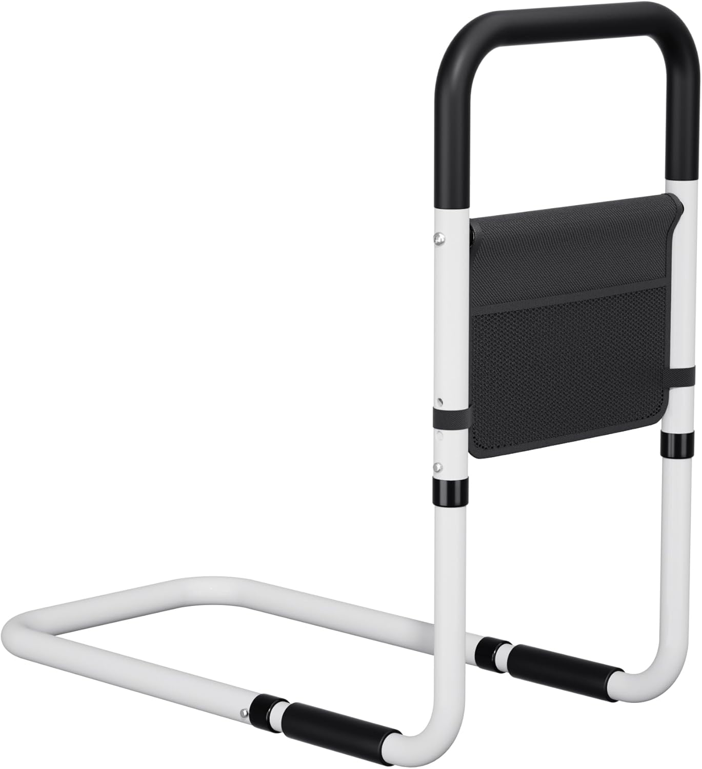 Hopelight Adjustable Bed Rail Support Handle with Storage Pouch for Bed Mobility

