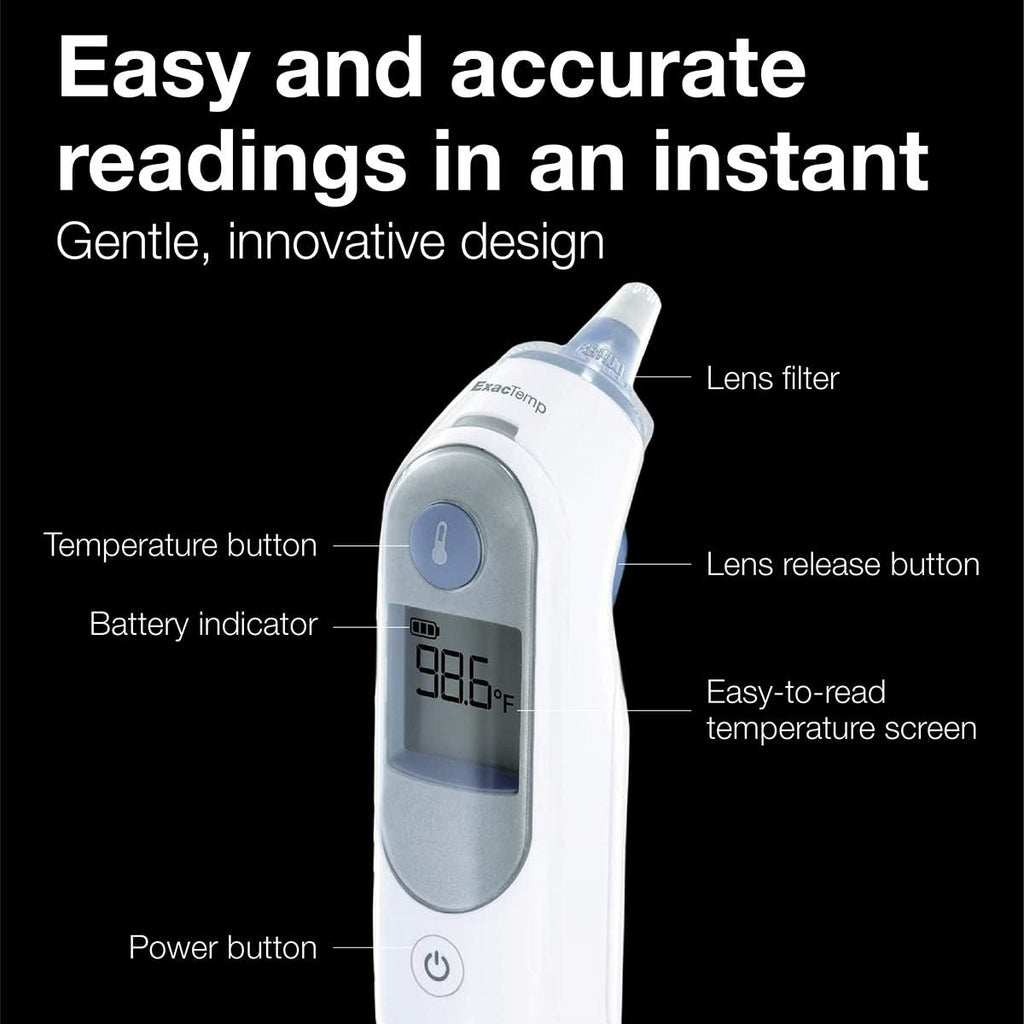 Braun ThermoScan 5 Digital Ear Thermometer with ExacTemp Stability Indicator

