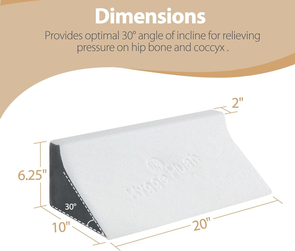 Sleep Wedge Pillow for Side Sleepers, Body Positioner for Back Support

