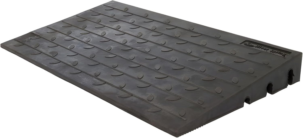 Doorway Threshold Ramp for Wheelchair and Scooter, Non-Slip Rubber with Cable Channels

