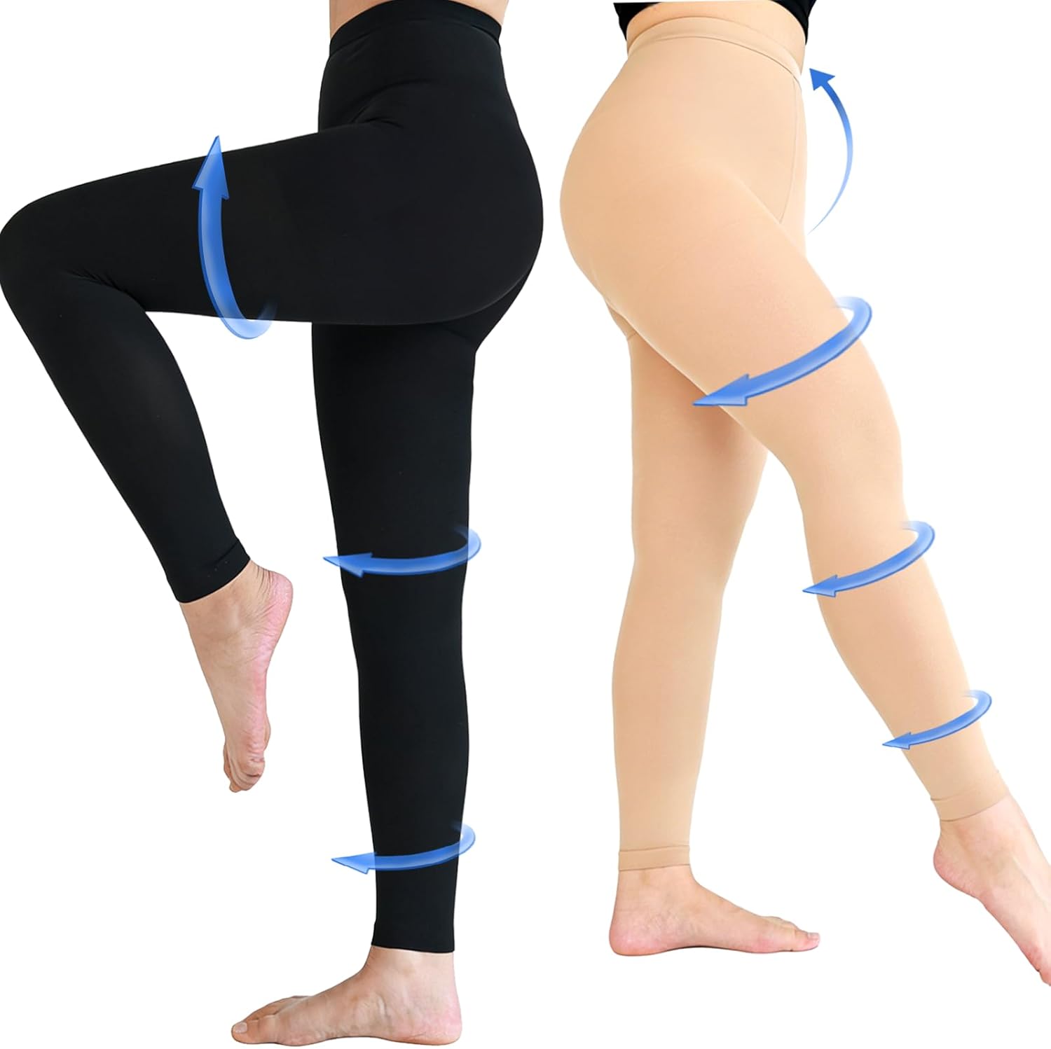 20–30 mmHg Graduated Compression Pantyhose for Varicose Veins, Edema

