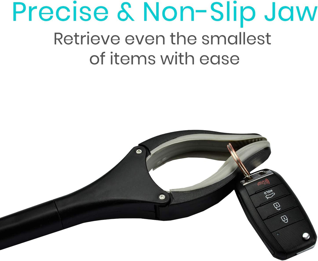 Vive Reacher Grabber Tool 32 in Extra Long Pickup Aid Rotating Grip Arm


