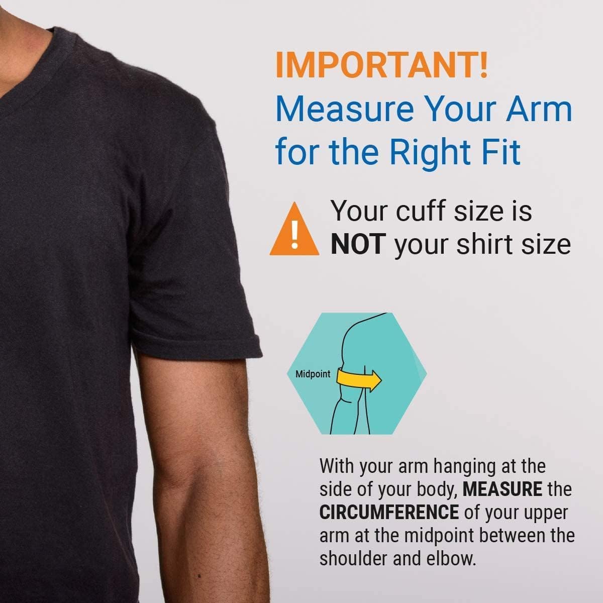 A&D Medical UA-281A Large Cuff Replacement for Blood Pressure Monitor, Latex-Free

