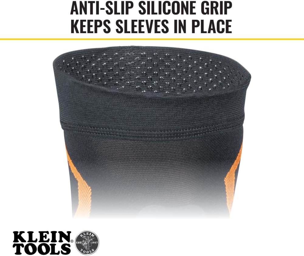 Klein Tools 60623 Compression Knee Pad Sleeve with Neoprene Foam, Knee Support

