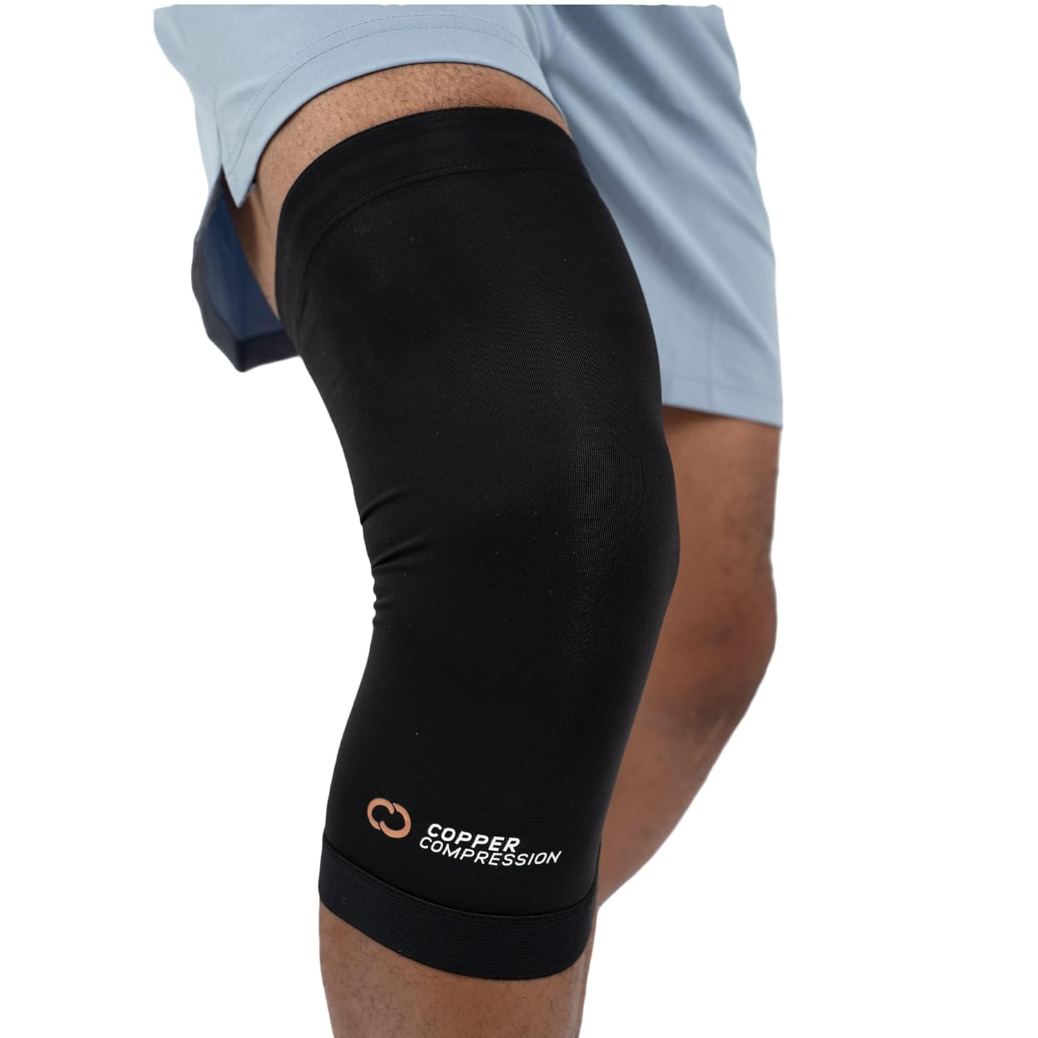 Copper Compression Knee Sleeve, Copper-Infused Knee Stabilizer Support Brace


