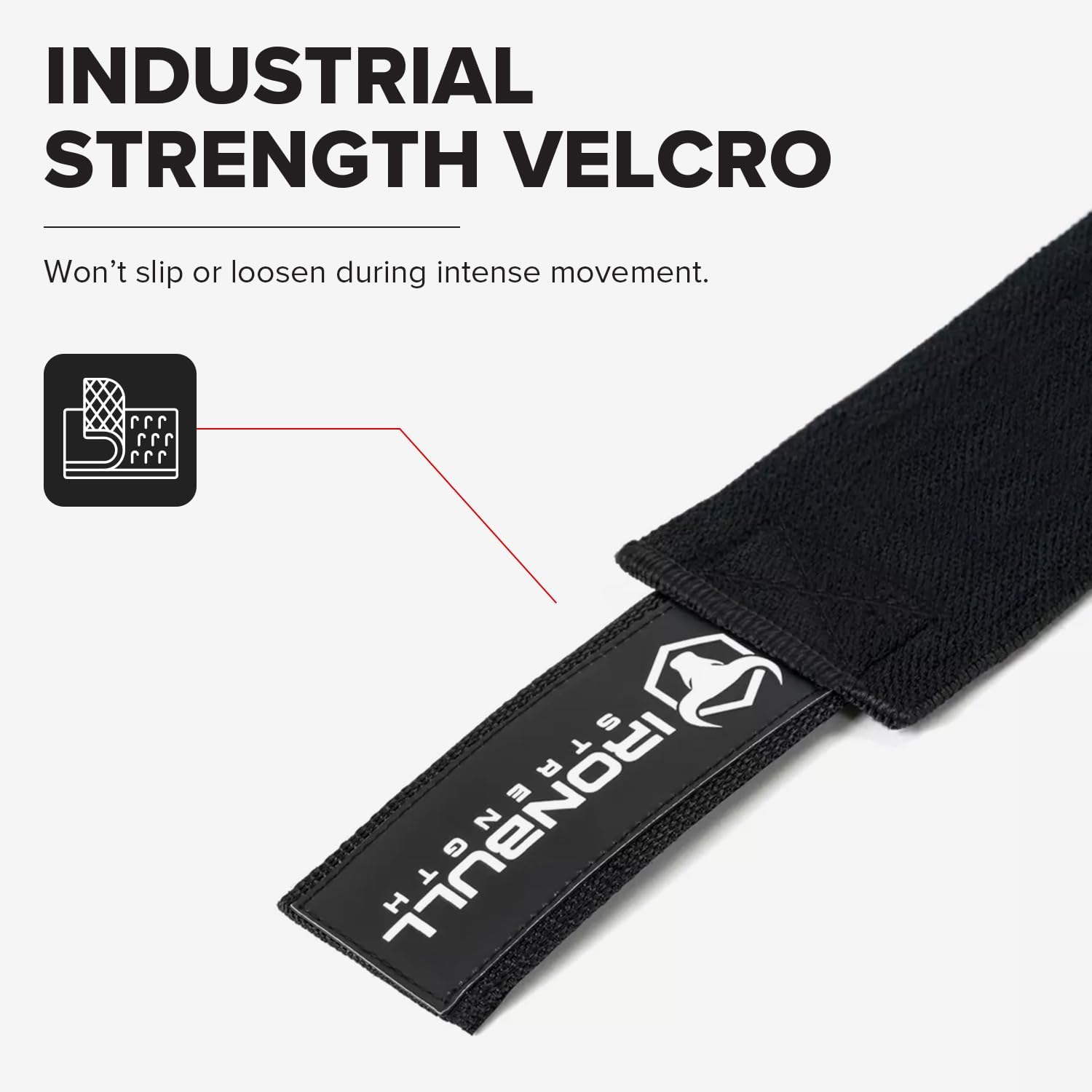 Elastic Weightlifting Knee Wraps for Squats, Powerlifting Support and Compression

