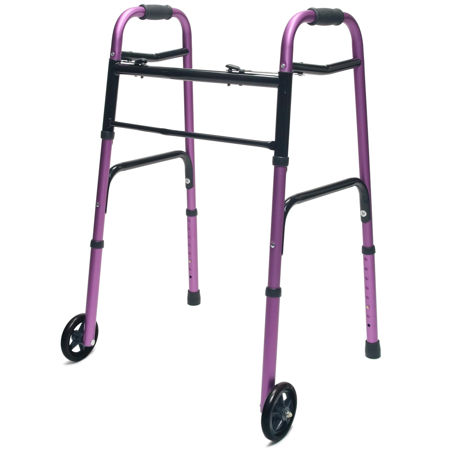 Lumex ColorSelect Rollator Walker for Seniors, Folding Adult Walker with Wheels

