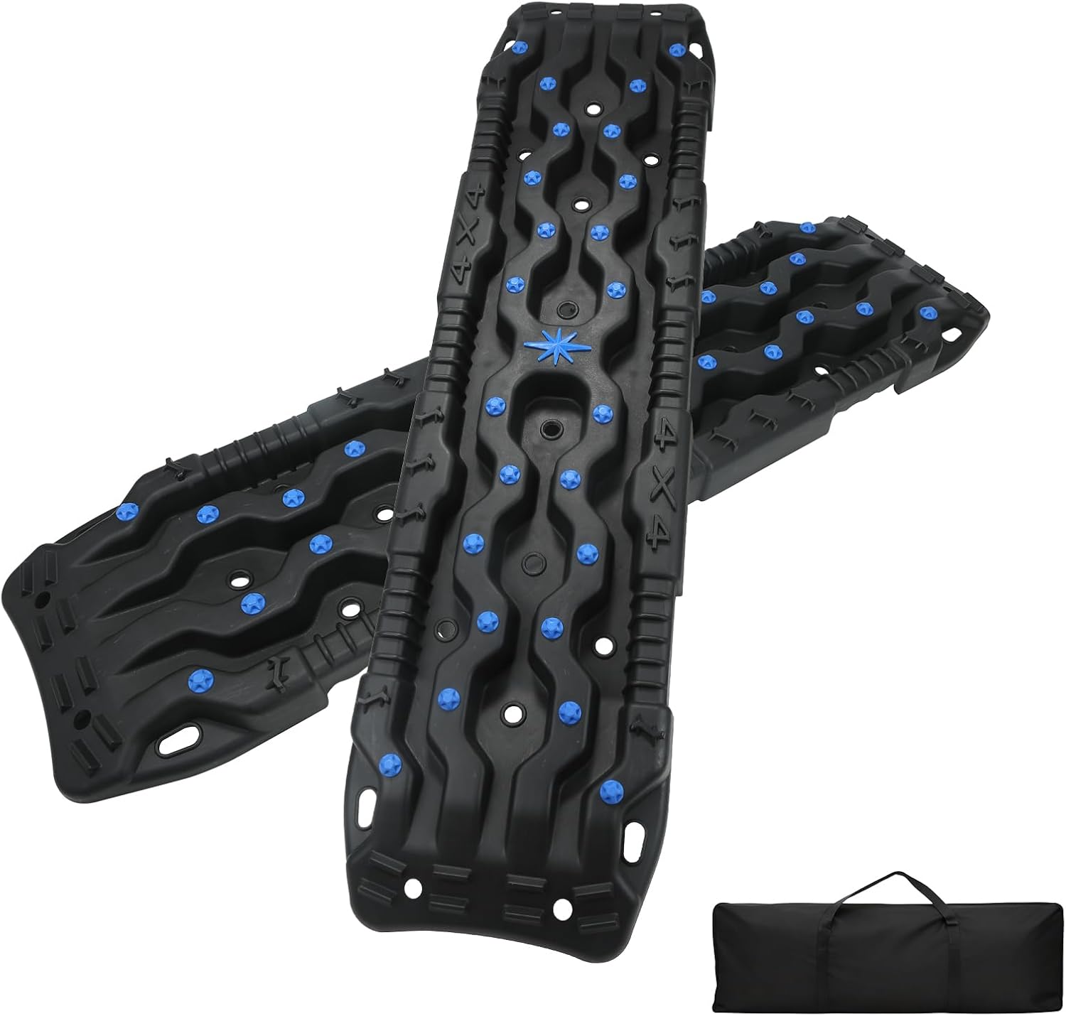 Off-Road Traction Boards with Jack Base, Recovery Tracks for 4x4 Trucks and SUVs

