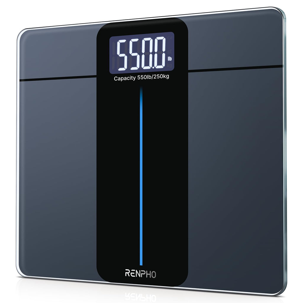 RENPHO Digital Bathroom Scale 550 lb Capacity Large LED Display

