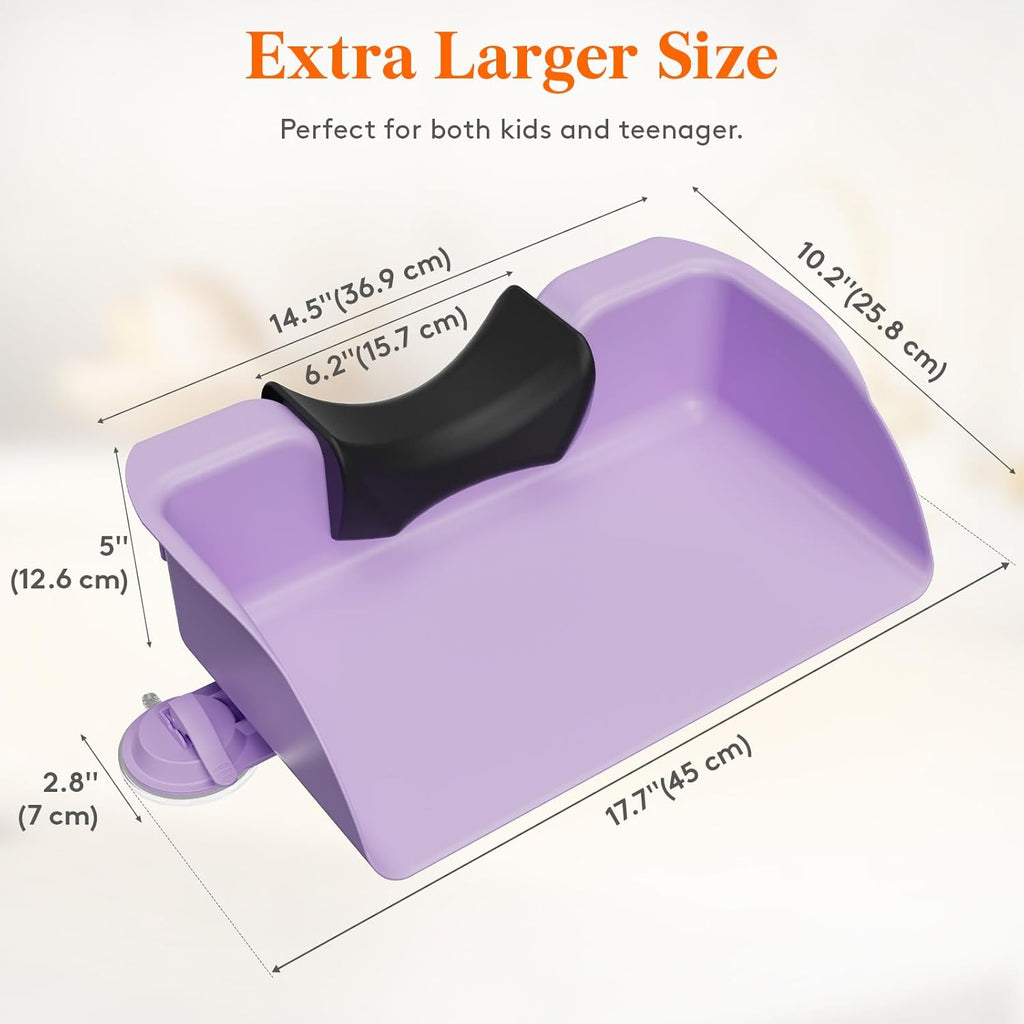 Lifewit Hair Washing Station for Kids with Neck Support, Sink or Bathtub Basin

